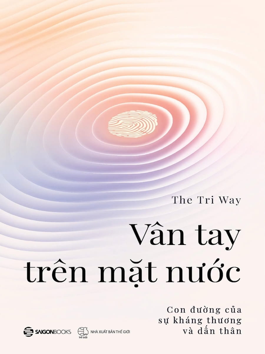 Bìa sách Vân Tay Trên Mặt Nước — The Tri Way