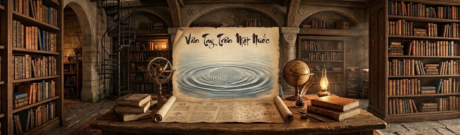 Thư viện ý niệm — Vân Tay Trên Mặt Nước